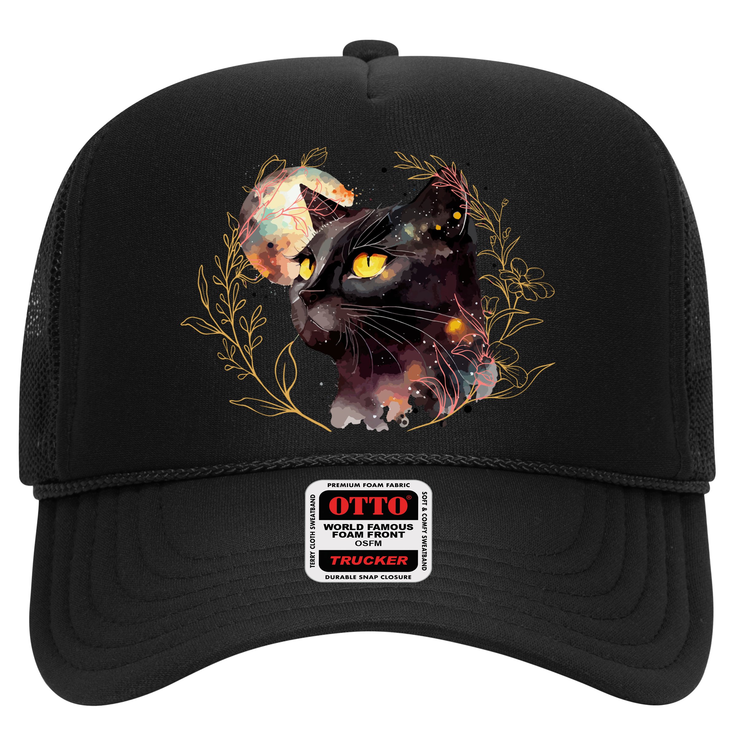 Beautiful Boho Floral Cat Hat
