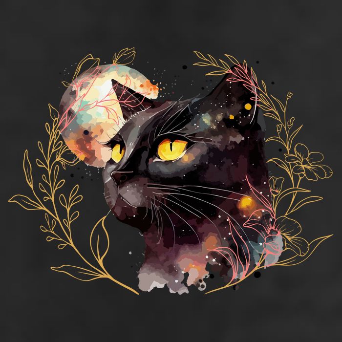 Beautiful Boho Floral Cat Hat