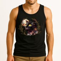 Beautiful Boho Floral Cat Tank Top