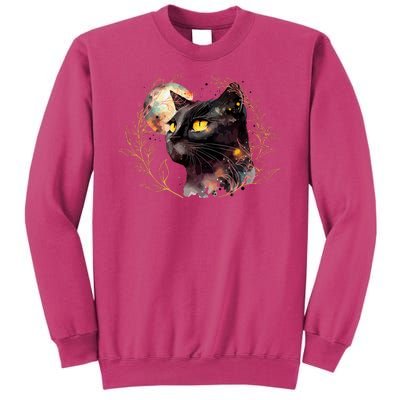 Beautiful Boho Floral Cat Sweatshirt