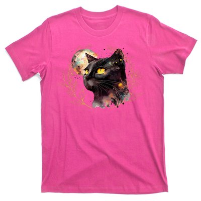 Beautiful Boho Floral Cat T-Shirt