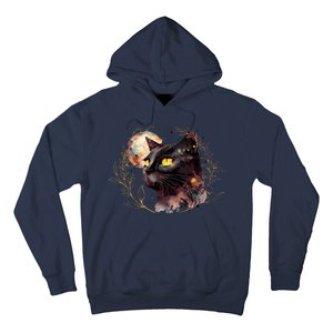 Beautiful Boho Floral Cat Hoodie