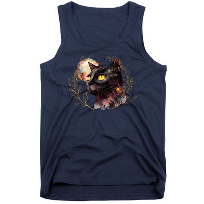 Beautiful Boho Floral Cat Tank Top