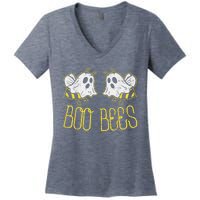 Boo Bees Funny Couples Halloween Costume For Adult Her Wo Women's V-Neck T-Shirt