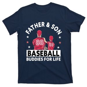 Baseball Buddies For Life - Father & Son Baseball T-Shirt