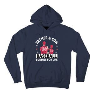 Baseball Buddies For Life - Father & Son Baseball Tall Hoodie