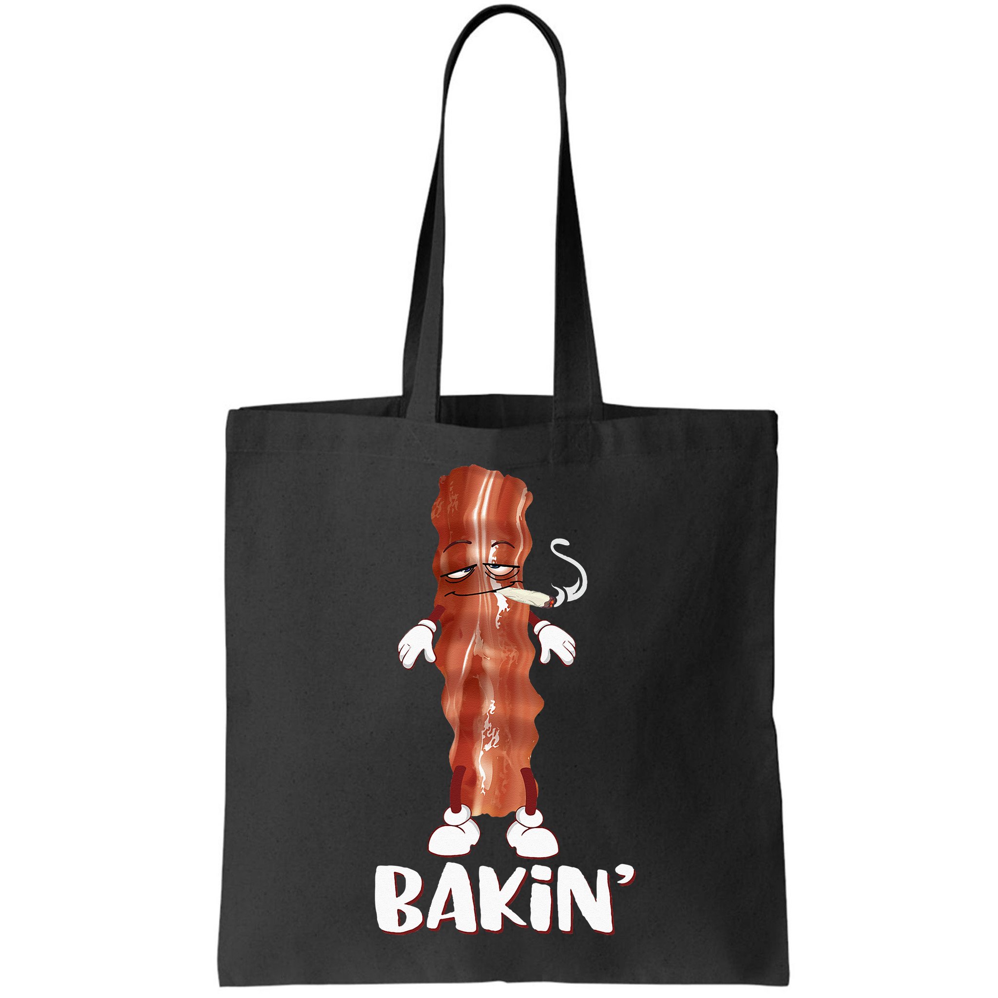 Bakin Bacon Funny 420 Marijuana Smoke Weed Pot Bag