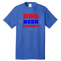 Bbq Beer Freedom Gift Tall T-Shirt