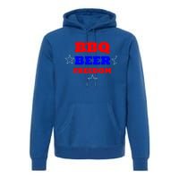 Bbq Beer Freedom Gift Premium Hoodie