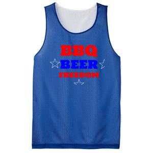 Bbq Beer Freedom Gift Mesh Reversible Basketball Jersey Tank