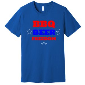 Bbq Beer Freedom Gift Premium T-Shirt