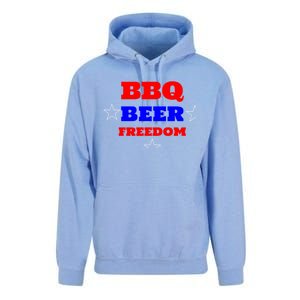 Bbq Beer Freedom Gift Unisex Surf Hoodie