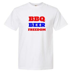 Bbq Beer Freedom Gift Garment-Dyed Heavyweight T-Shirt