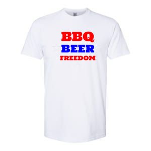 Bbq Beer Freedom Gift Softstyle CVC T-Shirt