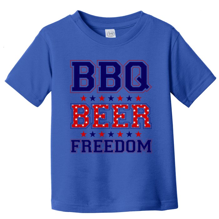 Bbq Beer Freedom Gift Toddler T-Shirt