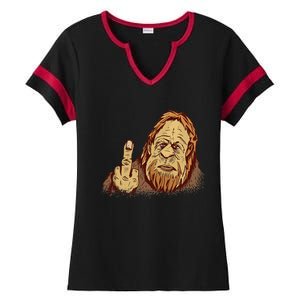 Believe Bigfoot For Monster Lovers Ladies Halftime Notch Neck Tee