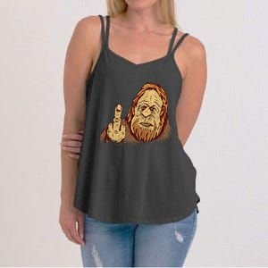 Believe Bigfoot For Monster Lovers Women's Strappy Tank