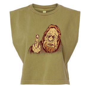 Believe Bigfoot For Monster Lovers Garment-Dyed Women's Muscle Tee