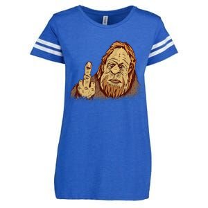 Believe Bigfoot For Monster Lovers Enza Ladies Jersey Football T-Shirt