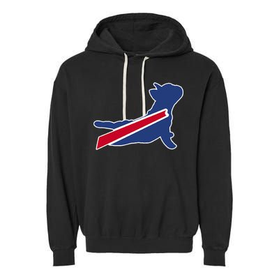 Buffalo French Bulldog Garment-Dyed Fleece Hoodie