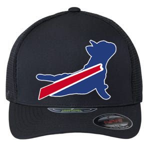 Buffalo French Bulldog Flexfit Unipanel Trucker Cap