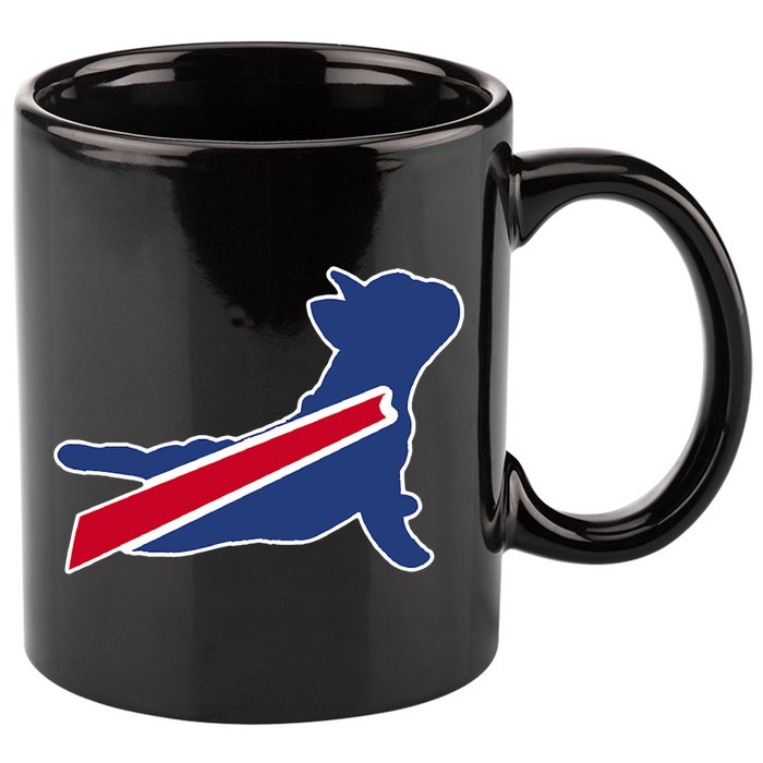 Buffalo French Bulldog 11oz C Handle Ceramic Mug