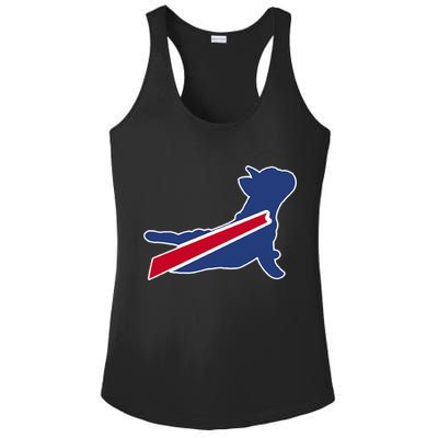 Buffalo French Bulldog Ladies PosiCharge Competitor Racerback Tank