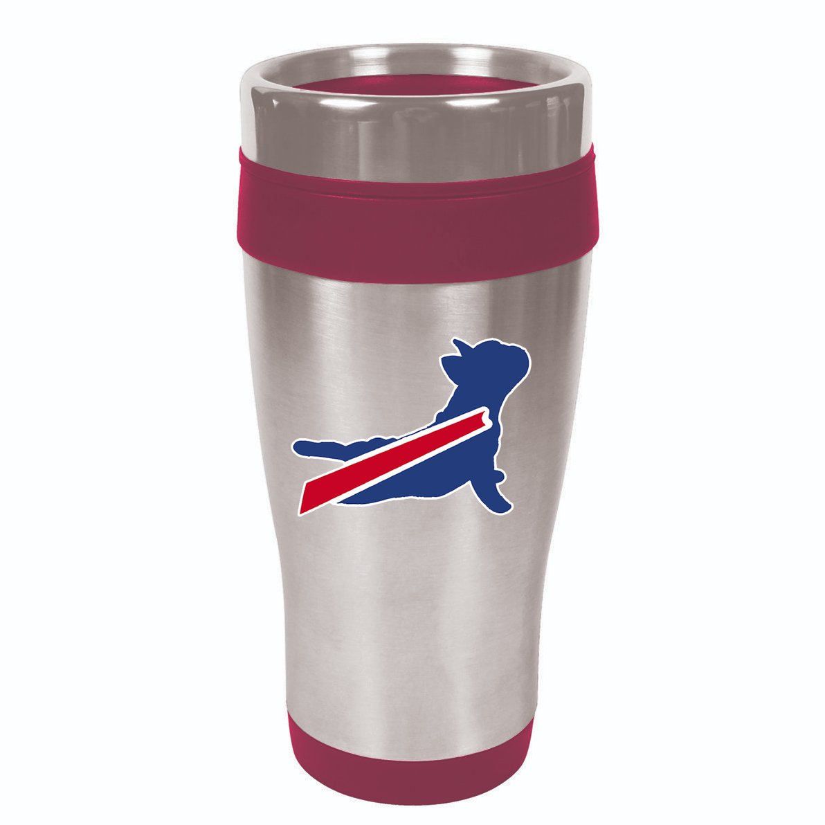 Buffalo French Bulldog 16oz Travel Tumbler