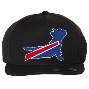 Buffalo French Bulldog Wool Snapback Cap