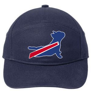 Buffalo French Bulldog 7-Panel Snapback Hat