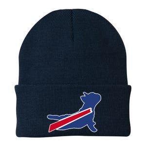 Buffalo French Bulldog Knit Cap Winter Beanie