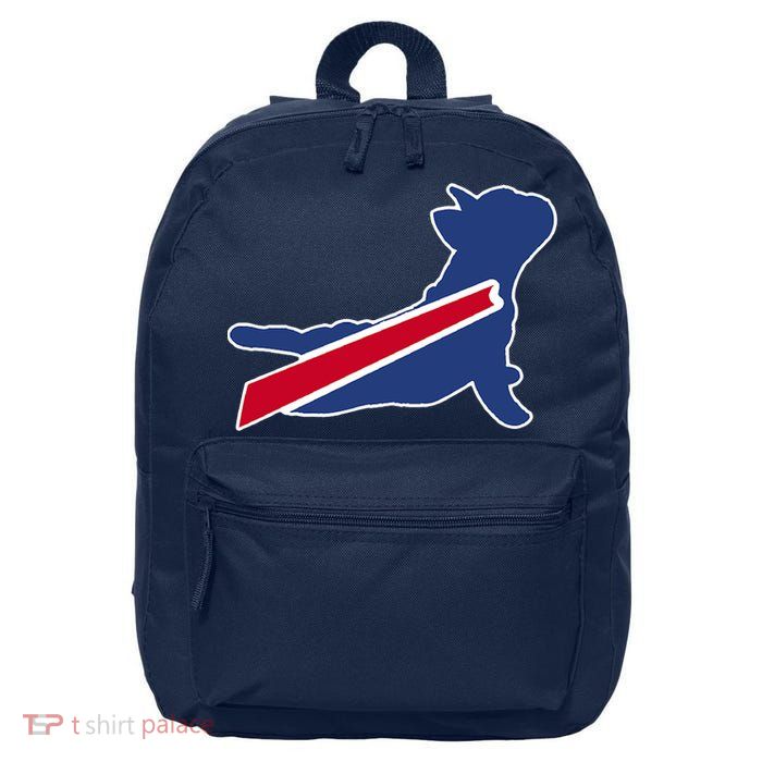 Buffalo French Bulldog 16 in Basic Backpack