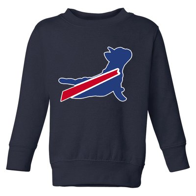 Buffalo French Bulldog Toddler Sweatshirt