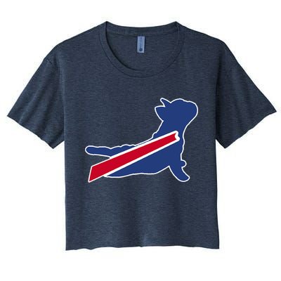 Buffalo French Bulldog Crop Top