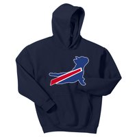 Buffalo French Bulldog Kids Hoodie