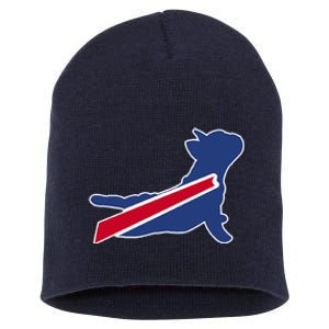 Buffalo French Bulldog Short Acrylic Beanie