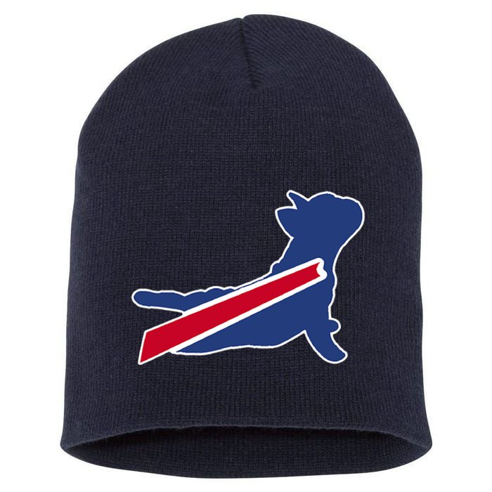 Buffalo French Bulldog Short Acrylic Beanie