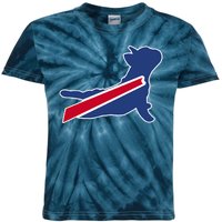 Buffalo French Bulldog Kids Tie-Dye T-Shirt