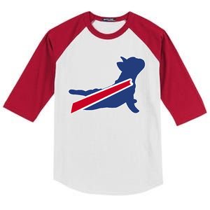 Buffalo French Bulldog Kids Colorblock Raglan Jersey