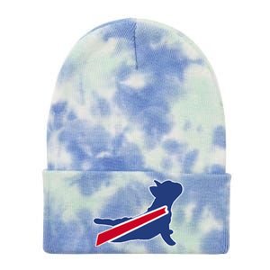 Buffalo French Bulldog Tie Dye 12in Knit Beanie