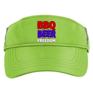 Bbq Beer Freedom Gift Adult Drive Performance Visor