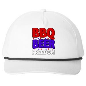 Bbq Beer Freedom Gift Snapback Five-Panel Rope Hat