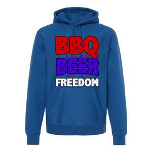 Bbq Beer Freedom Gift Premium Hoodie