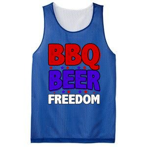 Bbq Beer Freedom Gift Mesh Reversible Basketball Jersey Tank