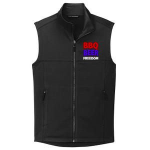 Bbq Beer Freedom Gift Collective Smooth Fleece Vest