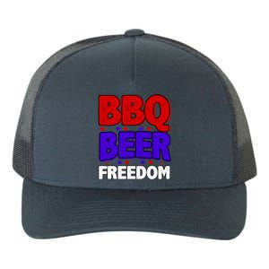 Bbq Beer Freedom Gift Yupoong Adult 5-Panel Trucker Hat