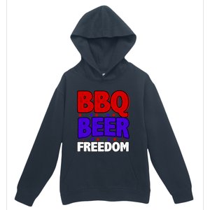 Bbq Beer Freedom Gift Urban Pullover Hoodie