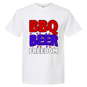 Bbq Beer Freedom Gift Garment-Dyed Heavyweight T-Shirt