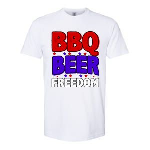 Bbq Beer Freedom Gift Softstyle CVC T-Shirt