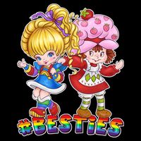 Besties Best Friends Classic TV Show USA-Made Doggie Bandana